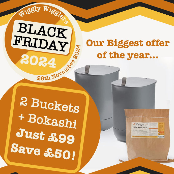 Black Friday Deal: Save £50 on the Plastia Bokashi Composter Value Pack!