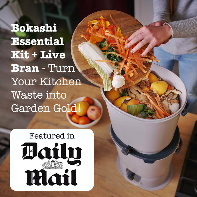 We’re over the moon today to see our Bokashi composting system featured in The Daily Mail!