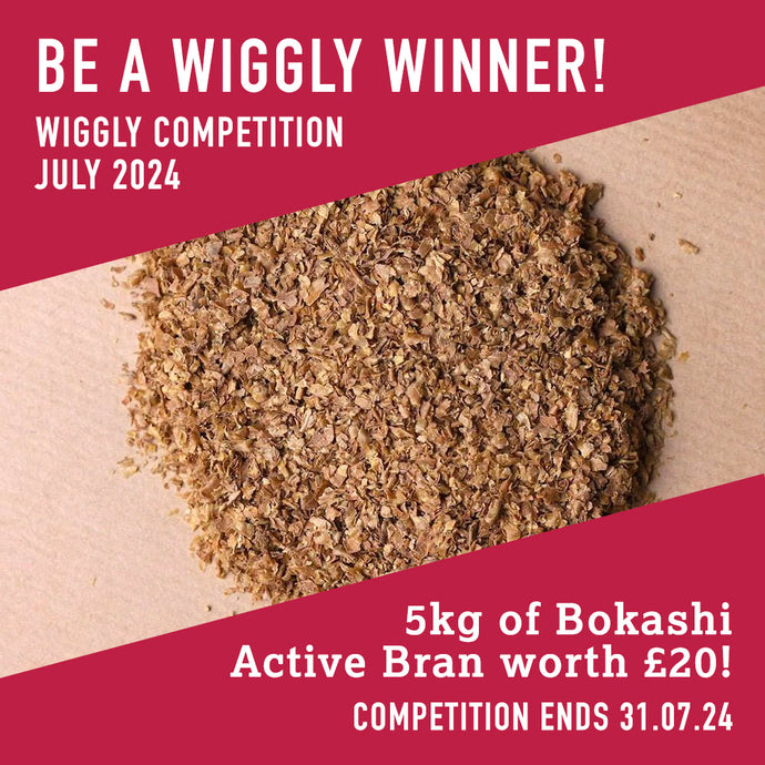 WIN WITH WIGGLY JULY 2024 – 5kg of Bokashi Active Bran usually worth £20!