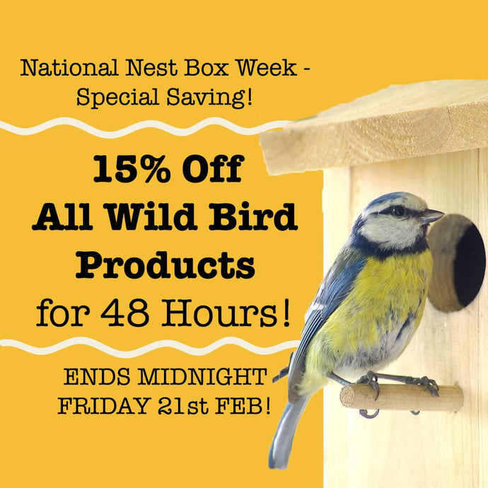 🐦 15% Off Wild Bird Products – 48-Hour Flash Sale! 🌱