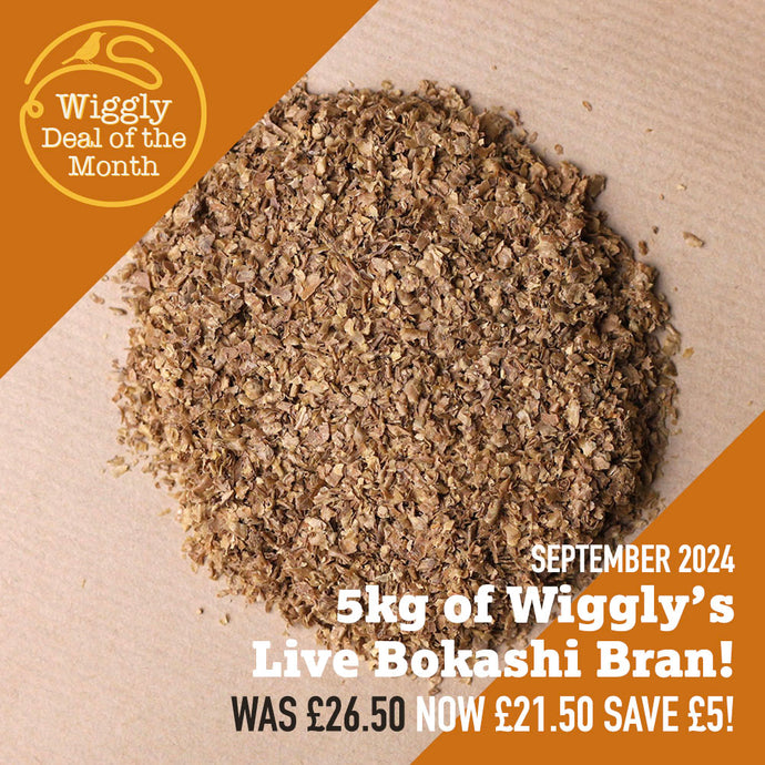 Our Deal of the Month September 2024 - 5kg of Bokashi Active Bran for £21.50 (Saving £5) - Usually £26.50